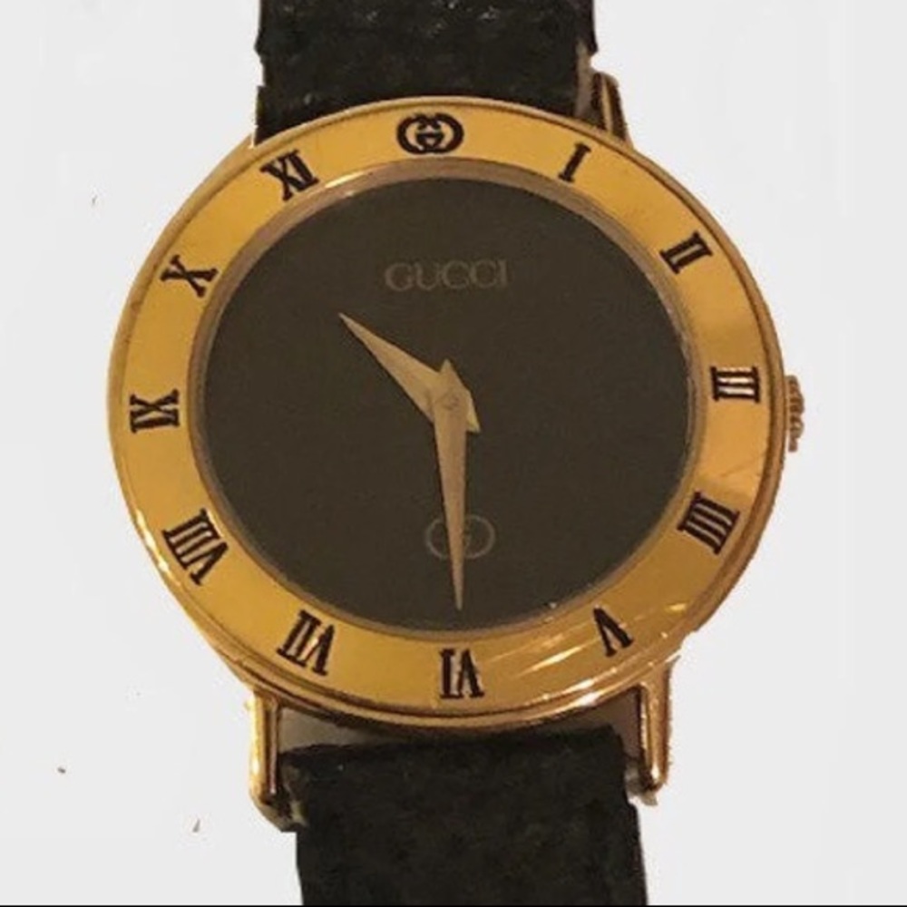 Genuine Vintage GUCCI Gold Plated Watch